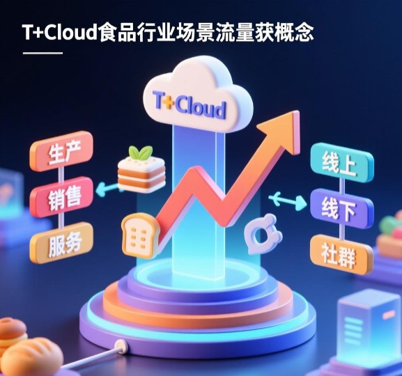 T+Cloud食品行業(yè)  全場(chǎng)景獲取流量，提高企業(yè)客戶(hù)活躍性與復(fù)購(gòu)率